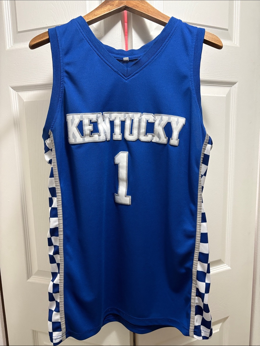 Devin Booker University of Kentucky Blue Basketball Jersey #1